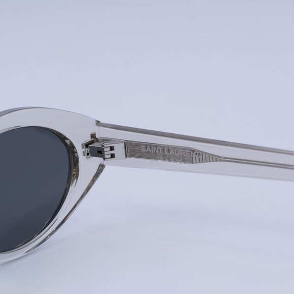 🕶️ New Saint Laurent SL567 003 Sunglasses - Beige Frame, Grey Lenses - Picture 6 of 10